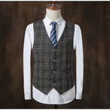 new men's cultivate one's morality of England checked dress