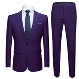 Men Suits 2 Pieces Jacket Pants