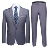 Men Suits 2 Pieces Jacket Pants