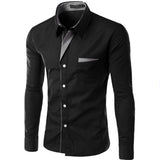 Hot Sale New Fashion Camisa Masculina Long Sleeve Shirt