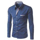 Hot Sale New Fashion Camisa Masculina Long Sleeve Shirt