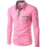 Hot Sale New Fashion Camisa Masculina Long Sleeve Shirt