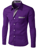 Hot Sale New Fashion Camisa Masculina Long Sleeve Shirt