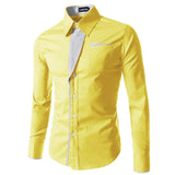 Hot Sale New Fashion Camisa Masculina Long Sleeve Shirt