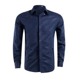 Men's Shirts Luxury Stylish Casual V-Neck Fashion Formal Shirt