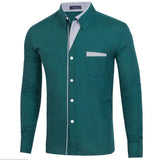 Hot Sale New Fashion Camisa Masculina Long Sleeve Shirt