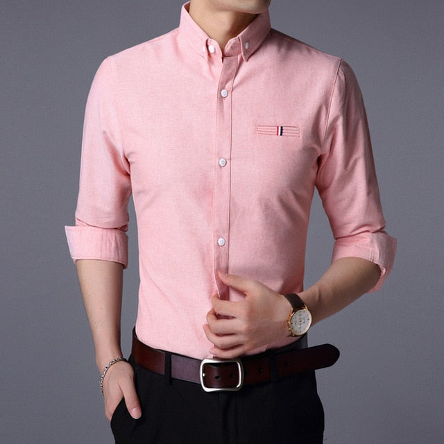 2020 Fall New Fashion Brand Designer Shirt-Man Dress Shirt