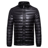 Autumn and winter new lightweight stand collar men's down jacket