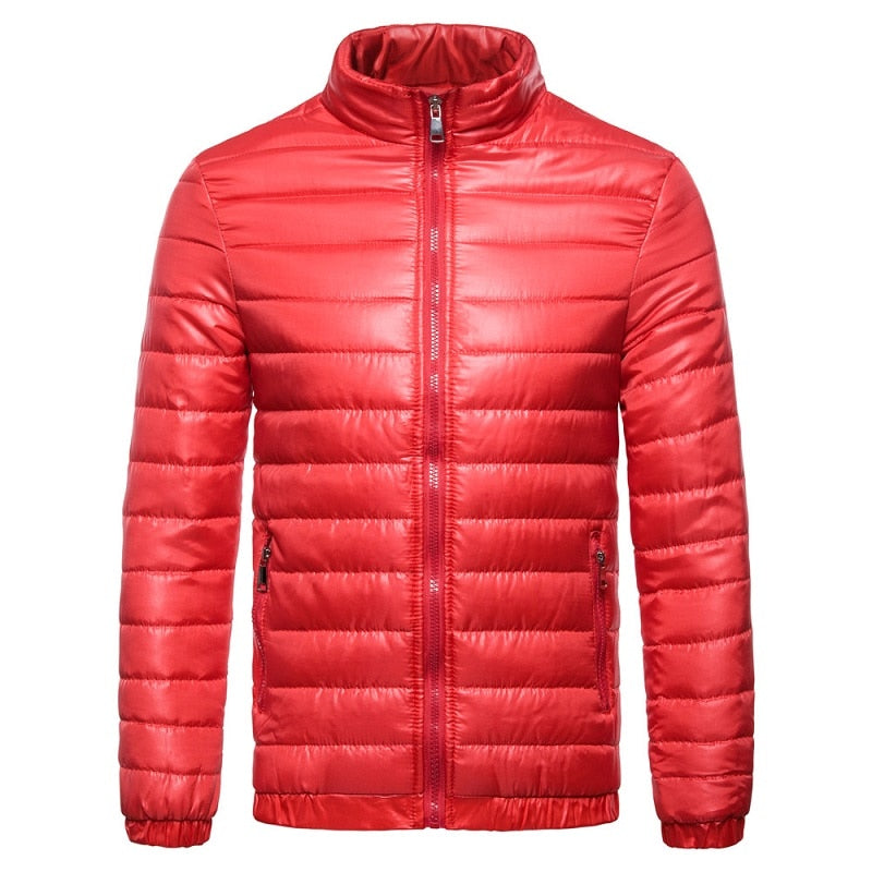 Autumn and winter new lightweight stand collar men's down jacket