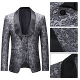 Luxury Men's Suit Of 3 Pieces  Slim  Fit