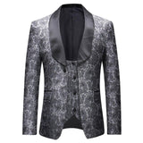 Luxury Men's Suit Of 3 Pieces  Slim  Fit