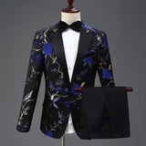 Men's Luxury Slim Fit Stylish Suit Jacket & Trousers