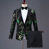 Men's Luxury Slim Fit Stylish Suit Jacket & Trousers